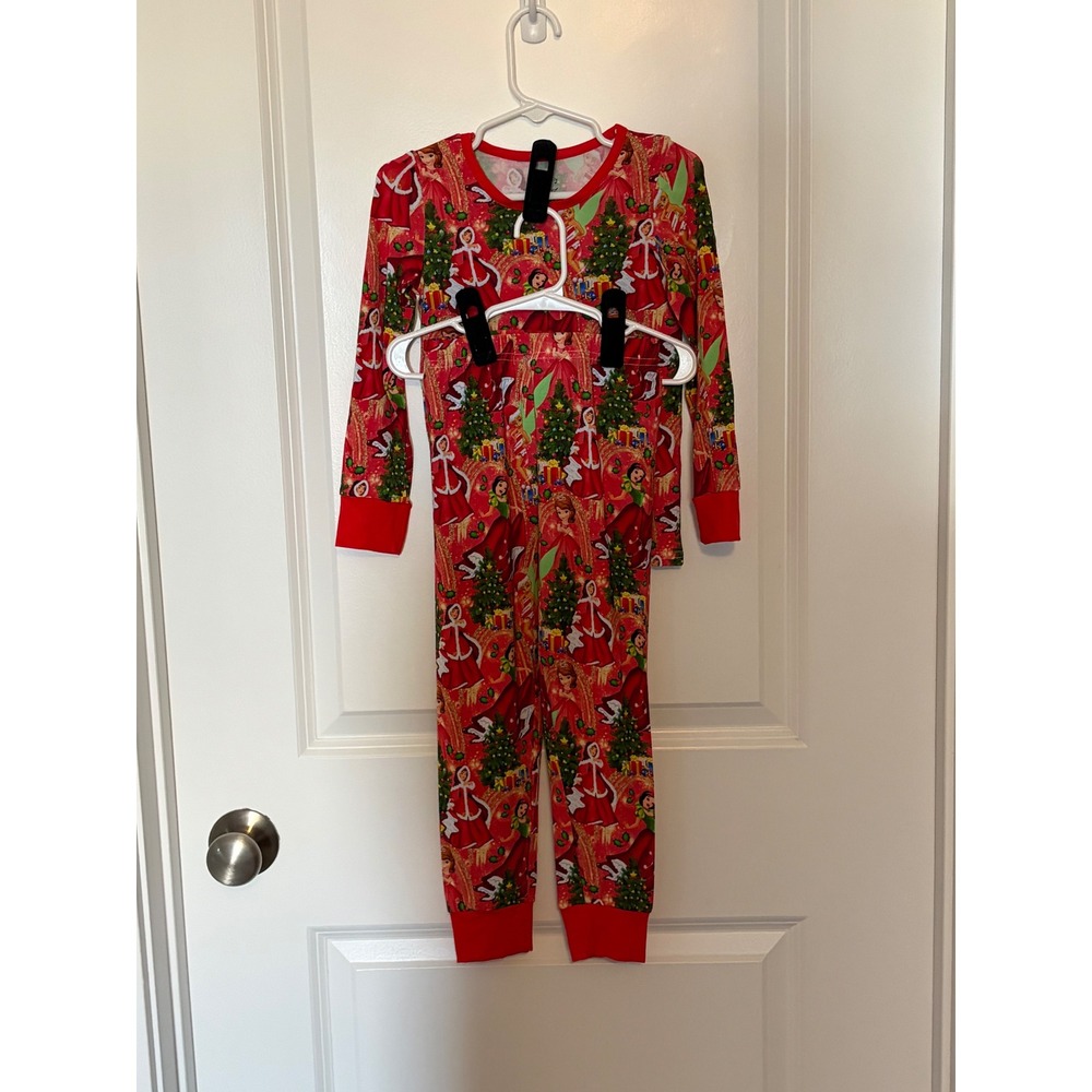 Kids Disney Princess Sofia the First Christmas Pajamas Long Sleeve Pants‎ Set 3T